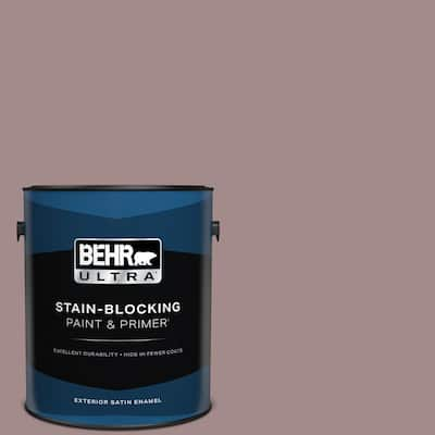 1 gal. #PPU17-15 Cameo Rose Satin Enamel Exterior Paint & Primer