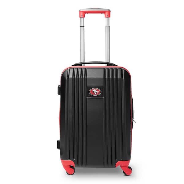 Denco NFL San Francisco 49ers 21 in. Hardcase 2-Tone Luggage Carry-On Spinner Suitcase