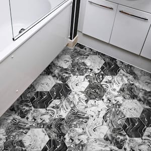 Ebru Hex 9-1/8 in. x 10-1/2 in. Porcelain Floor and Wall Tile (8.16 sq. ft./Case)