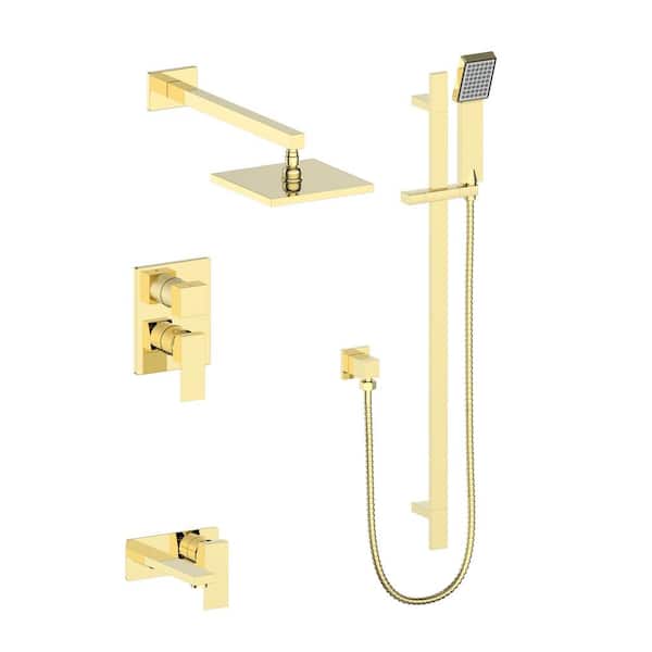 ZLINE Kitchen and Bath ZLINE Bliss Shower System in Polished Gold (BLS-SHS-PG)