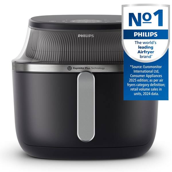 Philips 7.6 qt 2000 Series Air fryer with Window, Black NA34100