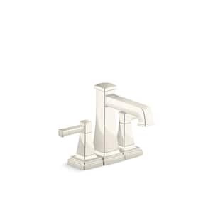 Riff 4 in. Centerset Double Handle 1.2 GPM Bathroom Sink Faucet in Vibrant Polished Nickel