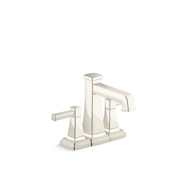 KOHLER Riff 4 in. Centerset Double Handle 1.0 GPM Bathroom Sink Faucet