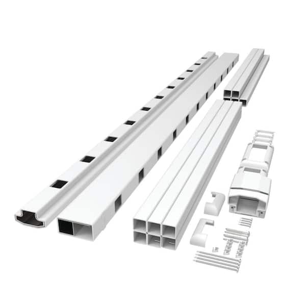 RDI 6 ft. x 36 in. H Endurance Vinyl Original Rail 32-Degree to 38-Degree Stair Rail Kit in White