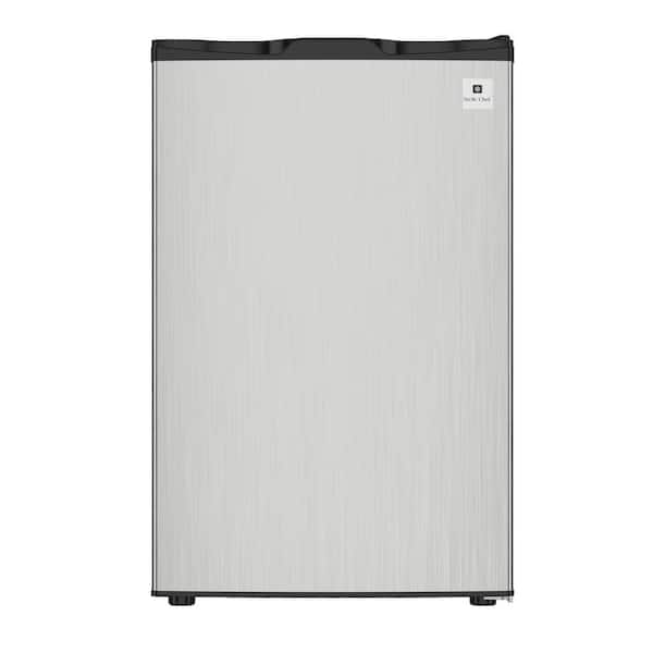 21 in. 4.4 cu. ft. Mini Refrigerator in Stainless Steel with Freezer