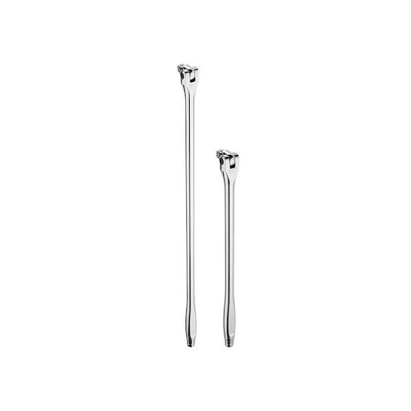Milwaukee 1/2 in. Drive 15 in. Breaker Bar and 1/2 in. Drive 24 in. Breaker Bar (2-Piece)