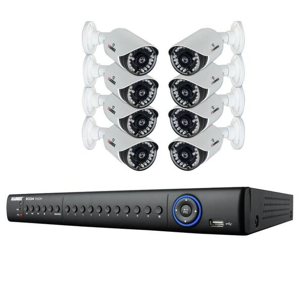 Lorex 16-CH 2TB 960H Surveillance Systems with (8) Weatherproof 700 TVL Cameras