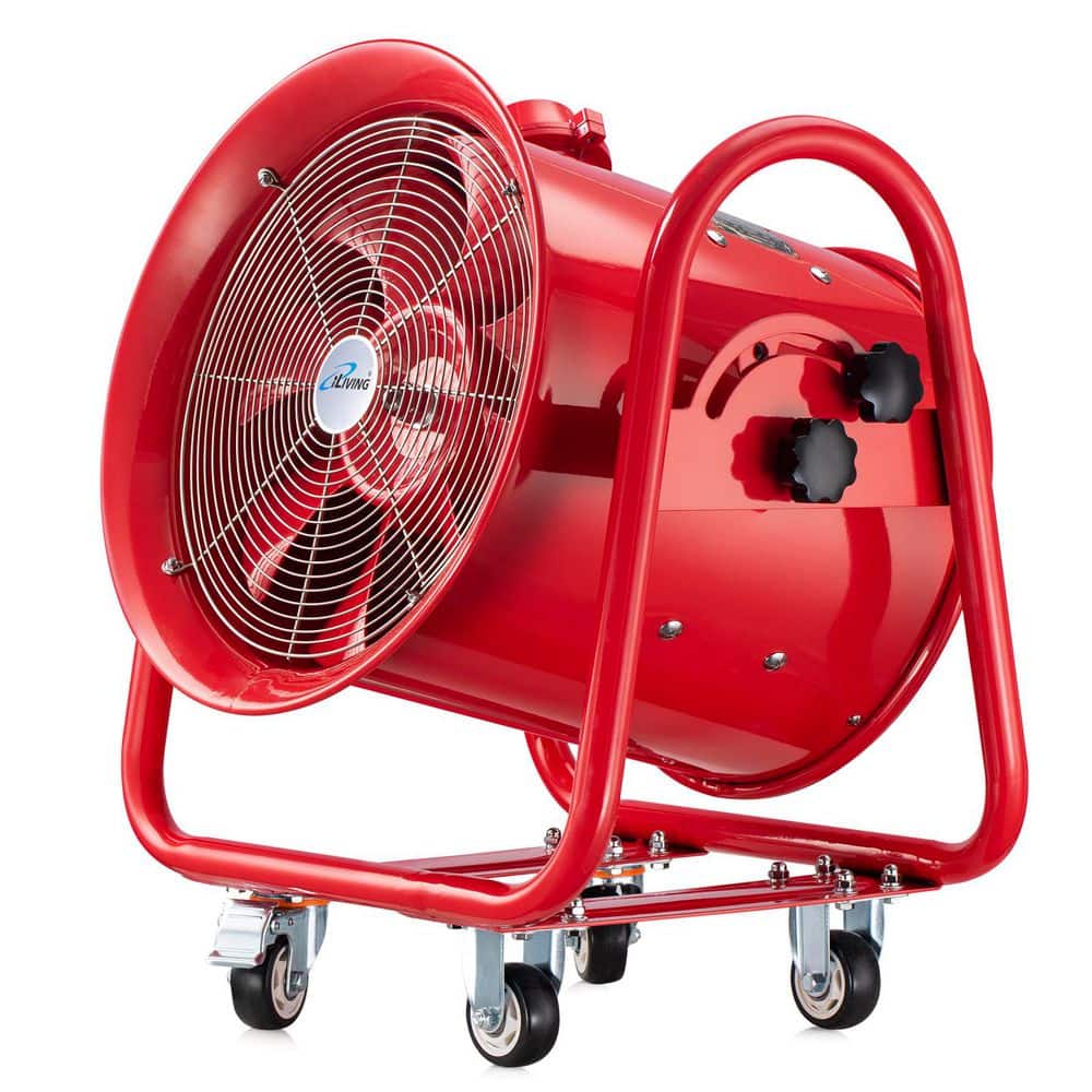 Explosion Proof 16 in. Ventilation Floor Fan, with 1100-Watt, 4240 CFM, Red price history on PriceWatchPro