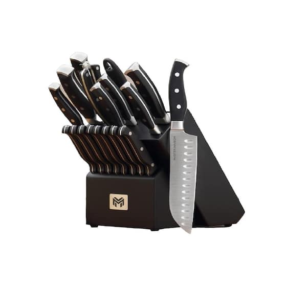 Supreme Series 11-piece Wood Handle Knife Set In Walnut Block