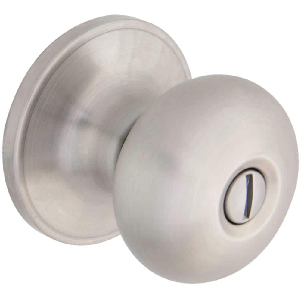 Simple Series Round Stainless Steel Bed and Bath Door Knob