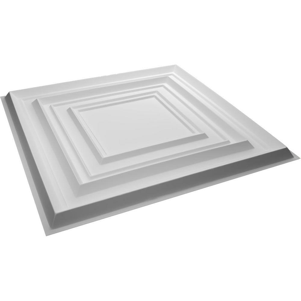 White Textured 3D PVC Decorative Wall Panels Set