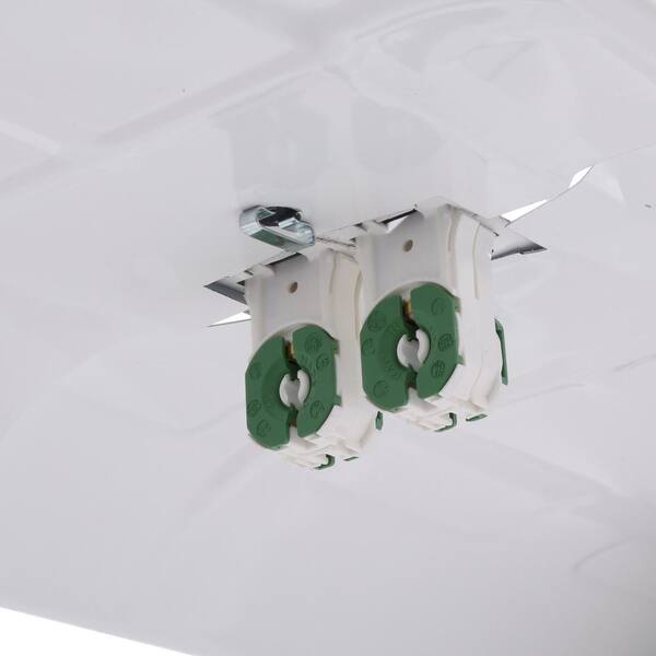Tandem 8 ft. 4-Light T8 General-Purpose Hooded Strip Light