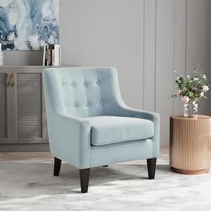 Henley Aqua Polyester Arm Chair