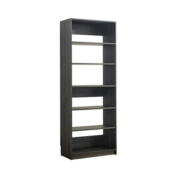 Prosper 32 in. W Gray Tower Unit Five-Shelves Wood Closet System