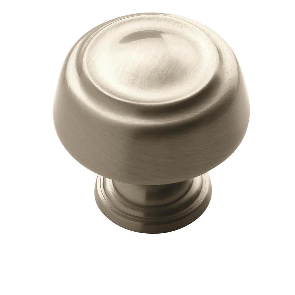 Kane 1-3/16 in. (30mm) Classic Satin Nickel Round Cabinet Knob