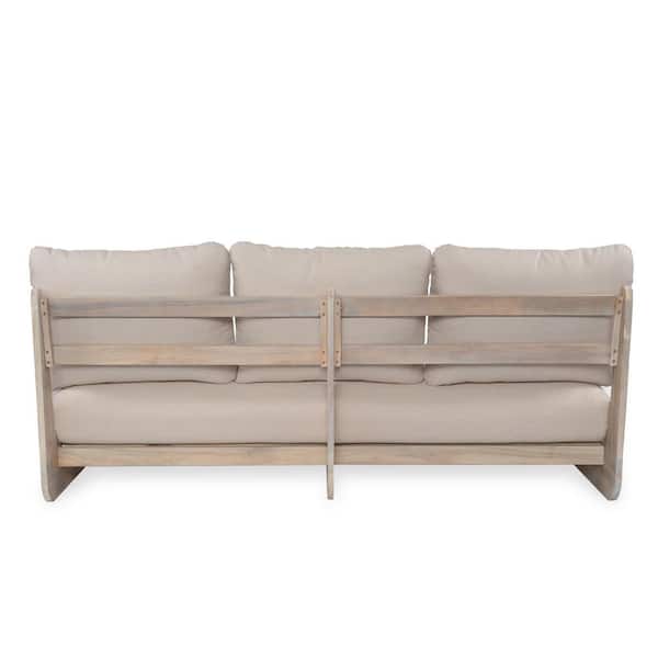 CHRISTOPHER KNIGHT HOME Bevis Modern Light Grey Solid Wood Outdoor