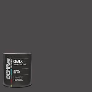 1 qt. #N530-7 Private Black Interior Chalk Finish Paint