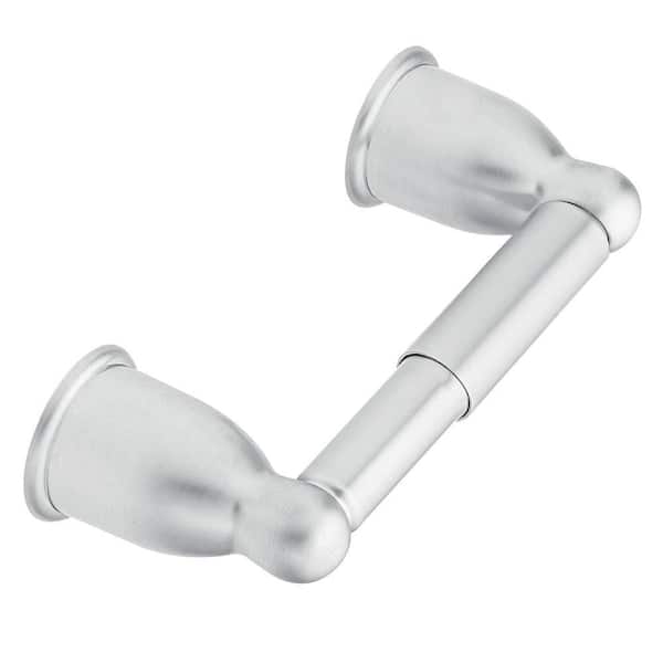 Mason Double Post Toilet Paper Holder Roller in Brushed Chrome