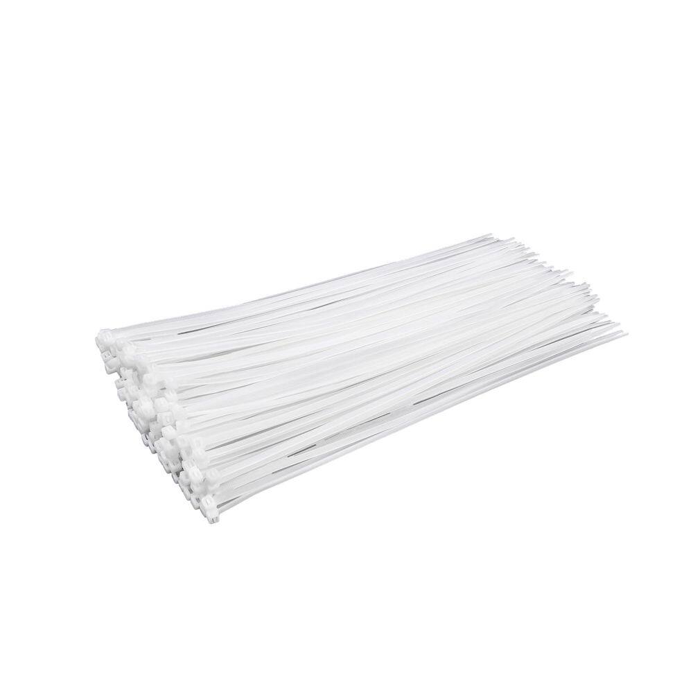 UV Resistant Nylon Cable Zip Tie 14 in. White 100-Pack Heavy Duty Wide 0.19 in. for Outdoor Use price history on PriceWatchPro