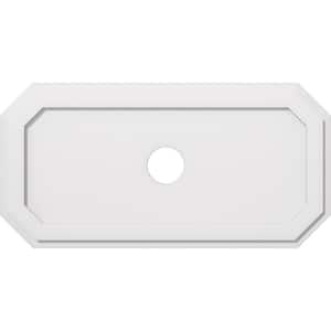 36 in. W x 18 in. H x 4 in. ID x 1 in. P Emerald Architectural Grade PVC Contemporary Ceiling Medallion
