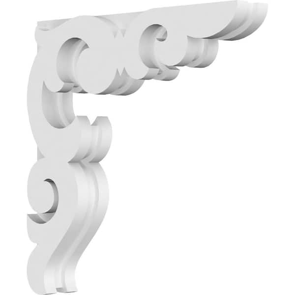 Ekena Millwork 1-7/8 in. x 12 in. x 12 in. PVC Kendall Corbel