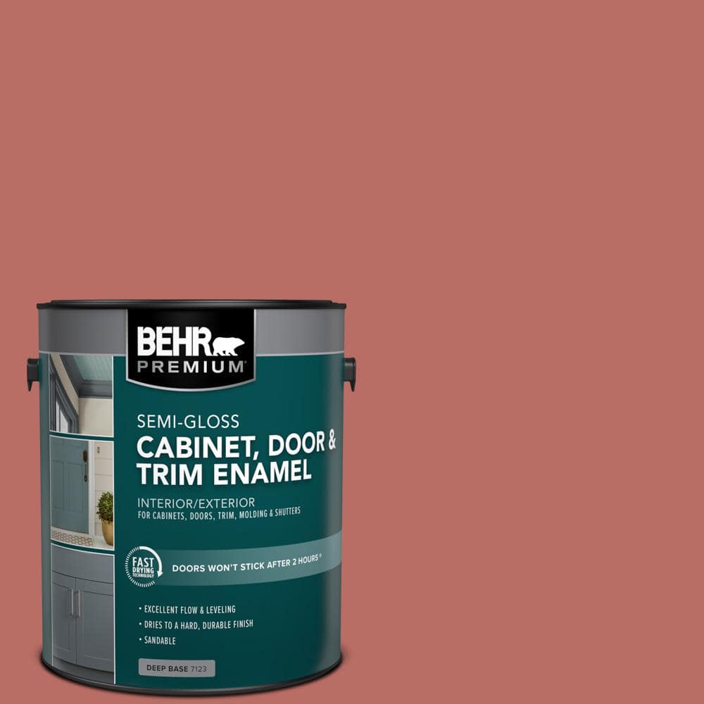 1 gal. #MQ4-34 Hacienda Tile Semi-Gloss Enamel Interior/Exterior Cabinet, Door & Trim Paint price history on PriceWatchPro