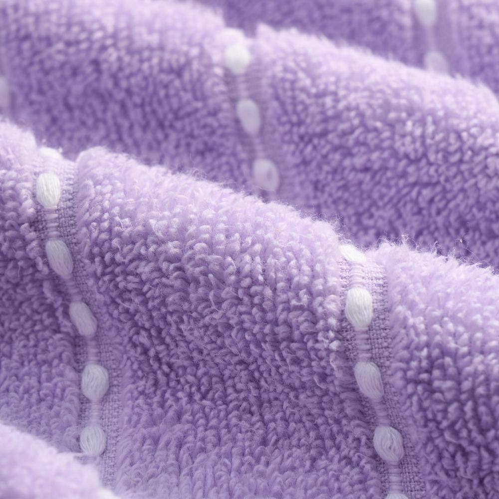 Juicy Couture Juicy Couture Luxurious Plush Stripe 6 Piece Premium Bath Towel Set