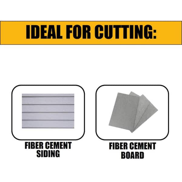 ATOMIC 4-1/2 in. 4-Tooth Fiber Cement Cutting Circular Saw Blade