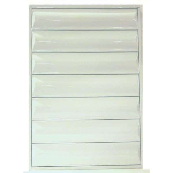 Air Master Windows and Doors 24 in. x 34.625 in. Titan Light Duty All Louver Awning Aluminum Window in White