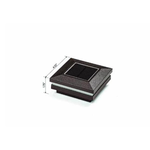 Aria Railing Bronze Integrated LED Solar Deck Rail Light