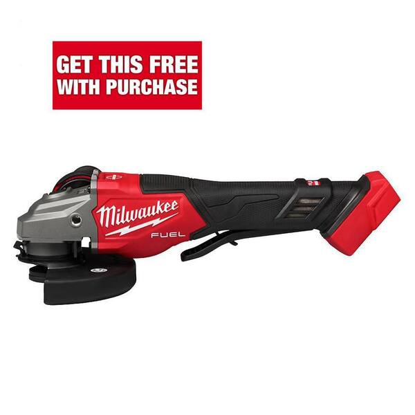 M18 FUEL 18-Volt Lithium-Ion Brushless Cordless 4-1/2 in./6 in. Braking Grinder with Paddle Switch (Tool-Only)