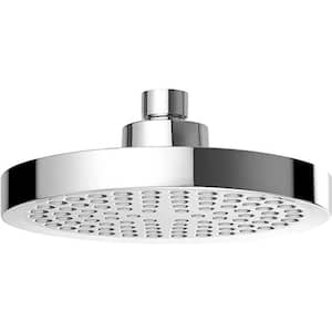High Pressure Shower Head 2-Spray Patterns with 1.8 GPM 6 in. ‎Ceiling Mount Rain Fixed Shower Head in ‎Chrome.