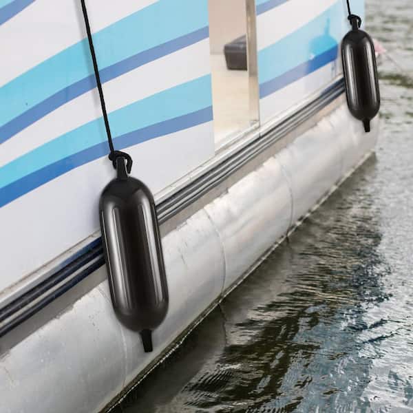 VEVOR 4 NIEUWE Geribbelde Boot Fenders 10 x 28 Center Hole Bumpers Mooring Bescherming