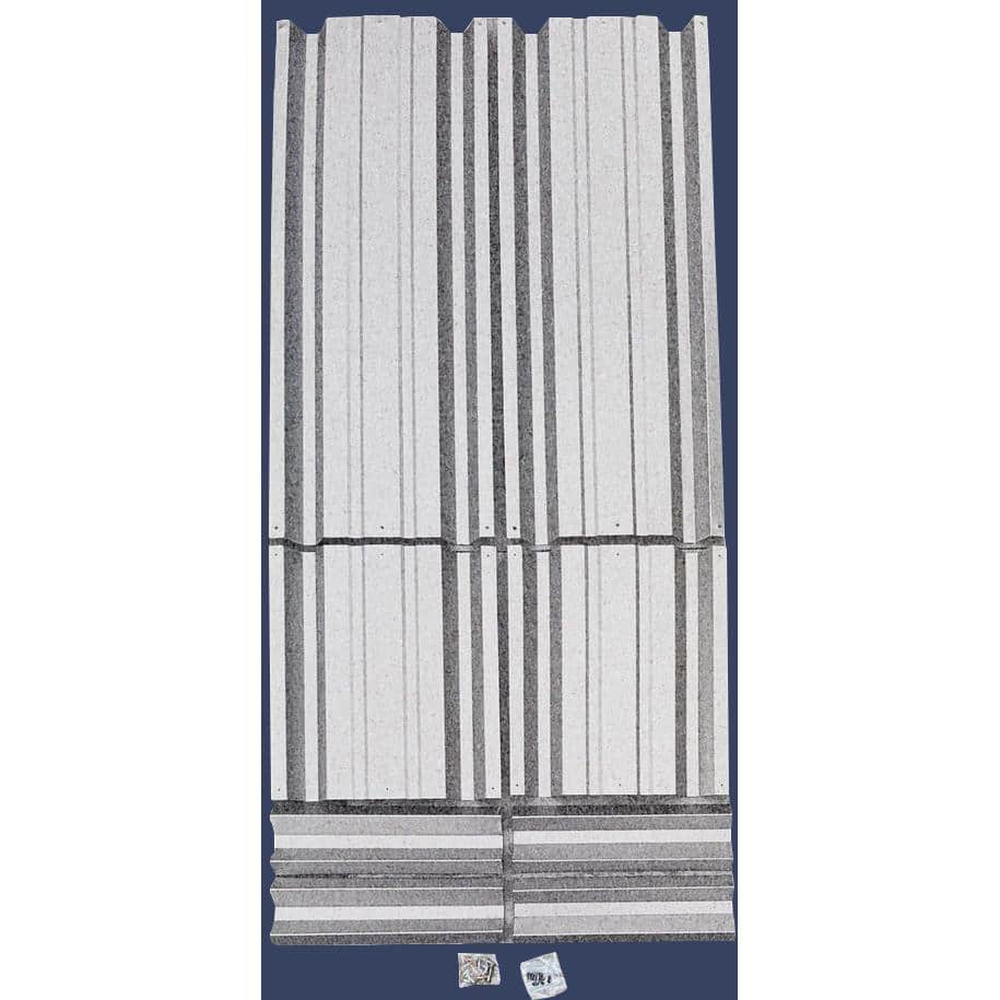 Galvalume Metal Rectangular Outdoor Planter Box, 24x48 inch