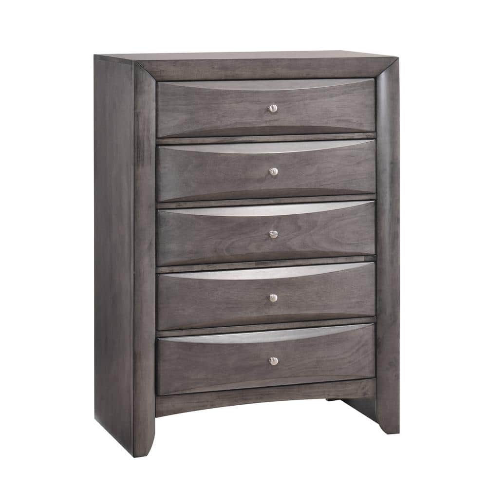 Madison Gray Oak 3-Piece Storage Platform Bedroom Set