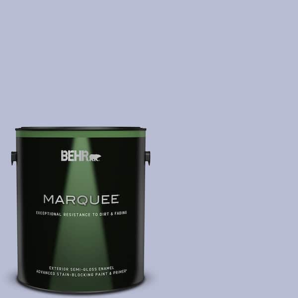 BEHR MARQUEE 1 gal. #S540-2 Violet Vision Semi-Gloss Enamel Exterior Paint & Primer