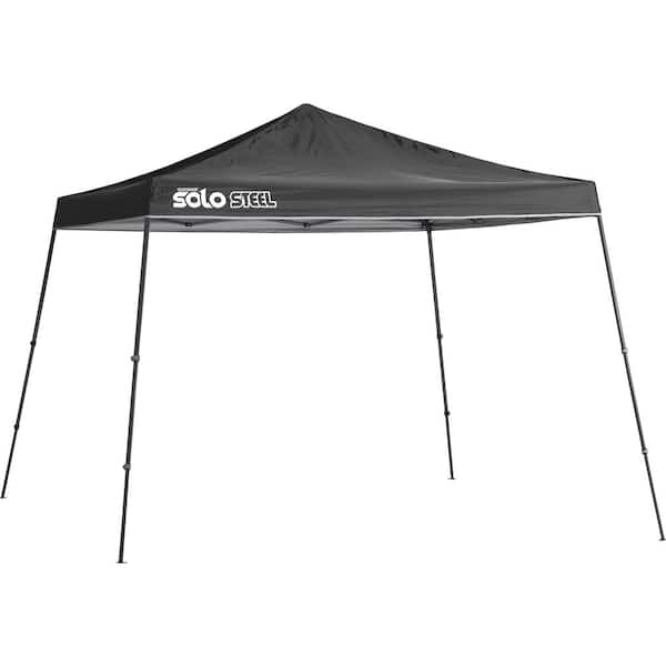Quik Shade Solo90 11 ft. x 11 ft. Black Slant Leg Canopy