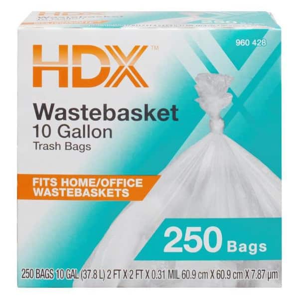 HDX 50 gal. Clear Extra Large Trash Bags (50 Count)
