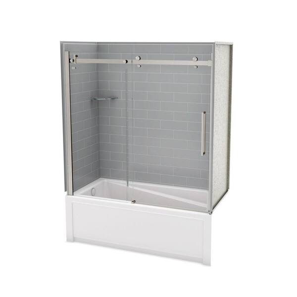 MAAX Utile Metro 30 in. x 59.8 in. x 81.4 in. Left Drain Alcove 