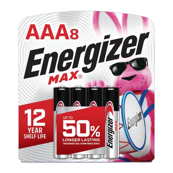 Energizer MAX AAA Batteries (8-Pack), Triple A Alkaline Batteries