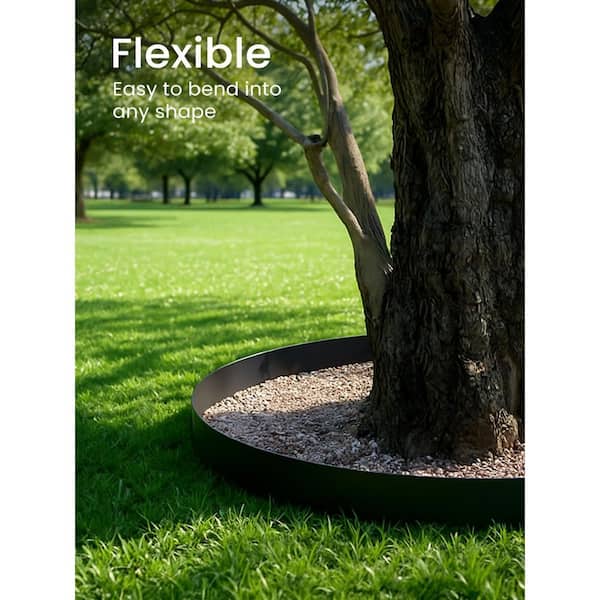 リフティングvivace Rubberific 4-ft x 3-in SmartLoc Cobblestone Gray Rubber Landscape