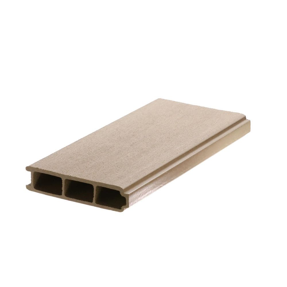 DuxxBak I.Dekk 1 in. x 6 in. x 16 ft. Cool Sand Tongue and Groove Edge ...