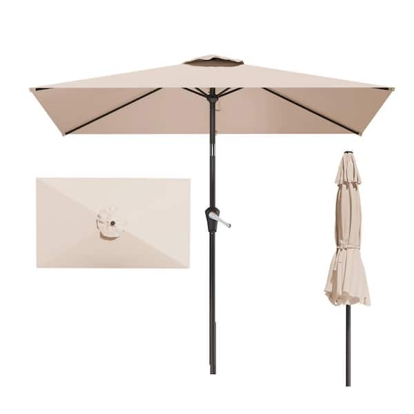 is the a waterproof patio umbrella fabric WAGHW Replacement Canopy 6/8 Ribs 9ft 10ft 8ft 7.5ft 11.5ft Umbrella Replacement Outdoor Parasol Canopy for Balcony Deck Backyard Pool(Color 1,(6ribs) 2.0m/6.5ft) : Patio, Lawn & Made with solid steel and polyester Misopily 10 ft Patio Umbrella