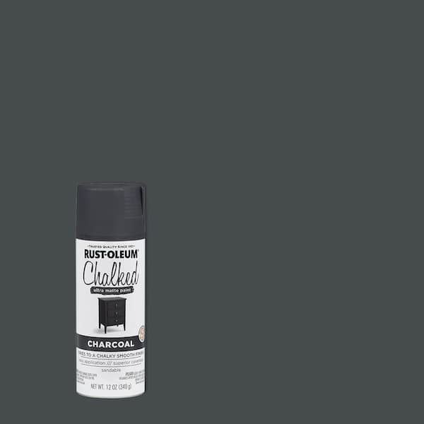 Rust-Oleum 12 oz. Chalked Charcoal Ultra Matte Spray Paint (6-Pack)