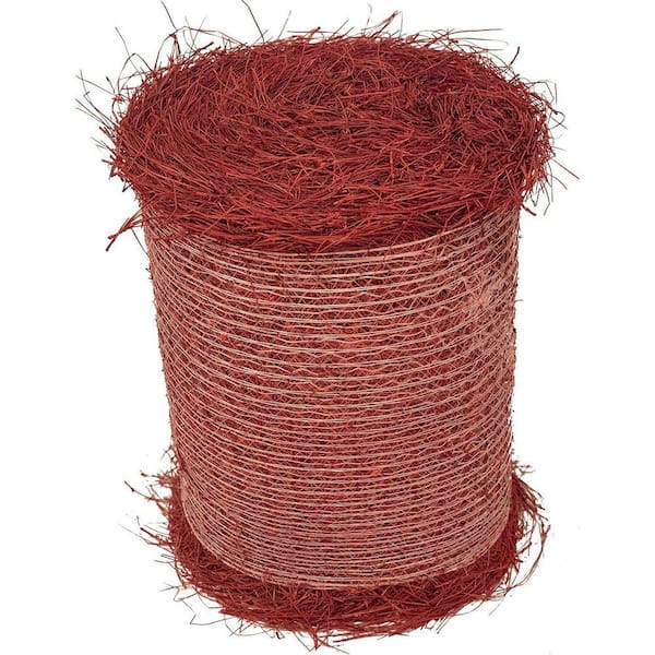 Longleaf Pine Straw Landscaping Roll, Red UV Resistant Ground Cover, Covers 125 Sq. Ft.