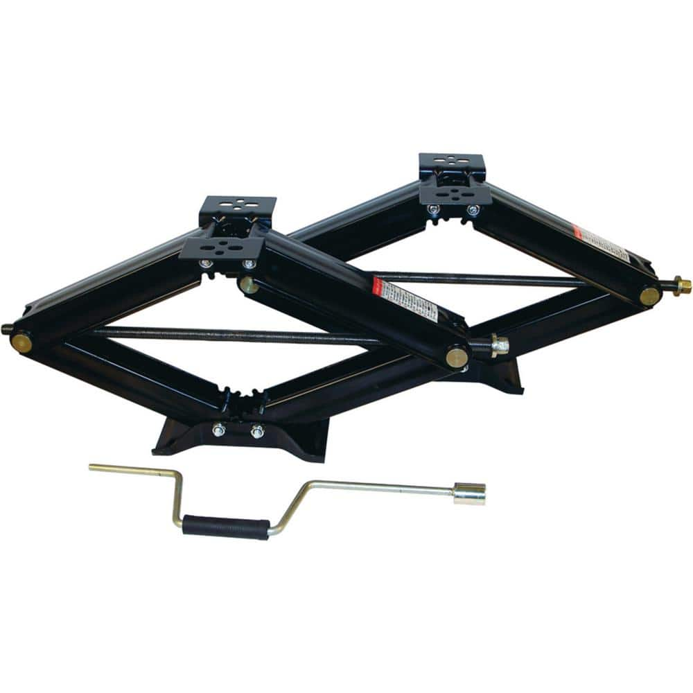 Ultra-Fab Products 24 in. Scissor Jacks, Pair - Black 48-979002