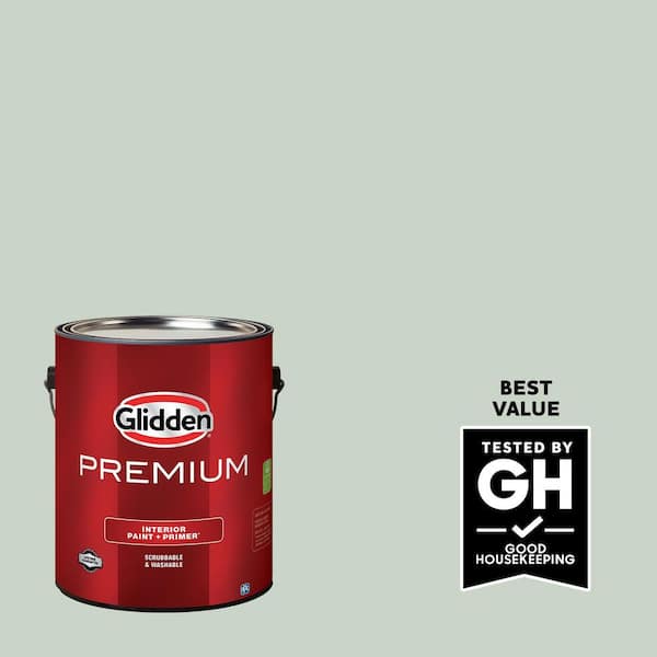 Glidden Premium 1 gal. PPG1129-2 Falling Star Flat Interior Latex Paint
