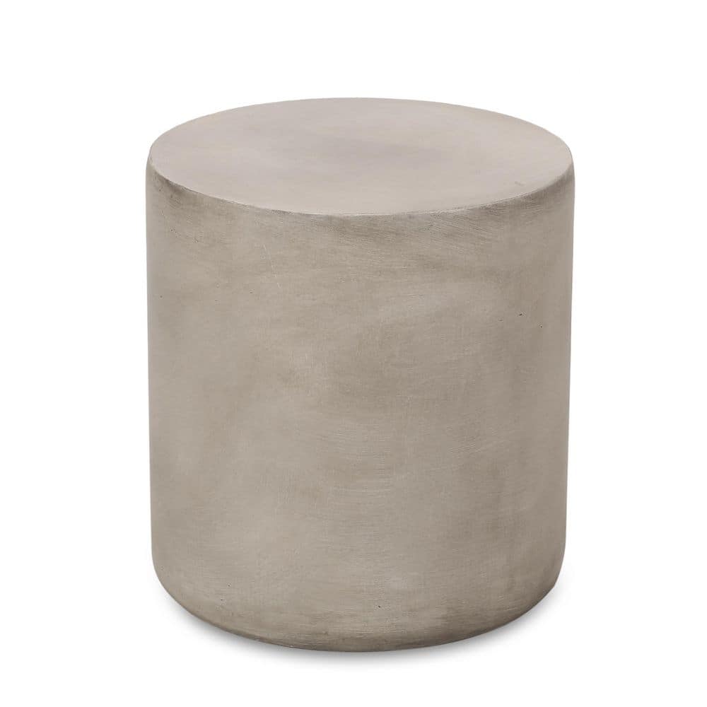 Aldy Cylindrical Stone Outdoor Patio Side Table price history on PriceWatchPro