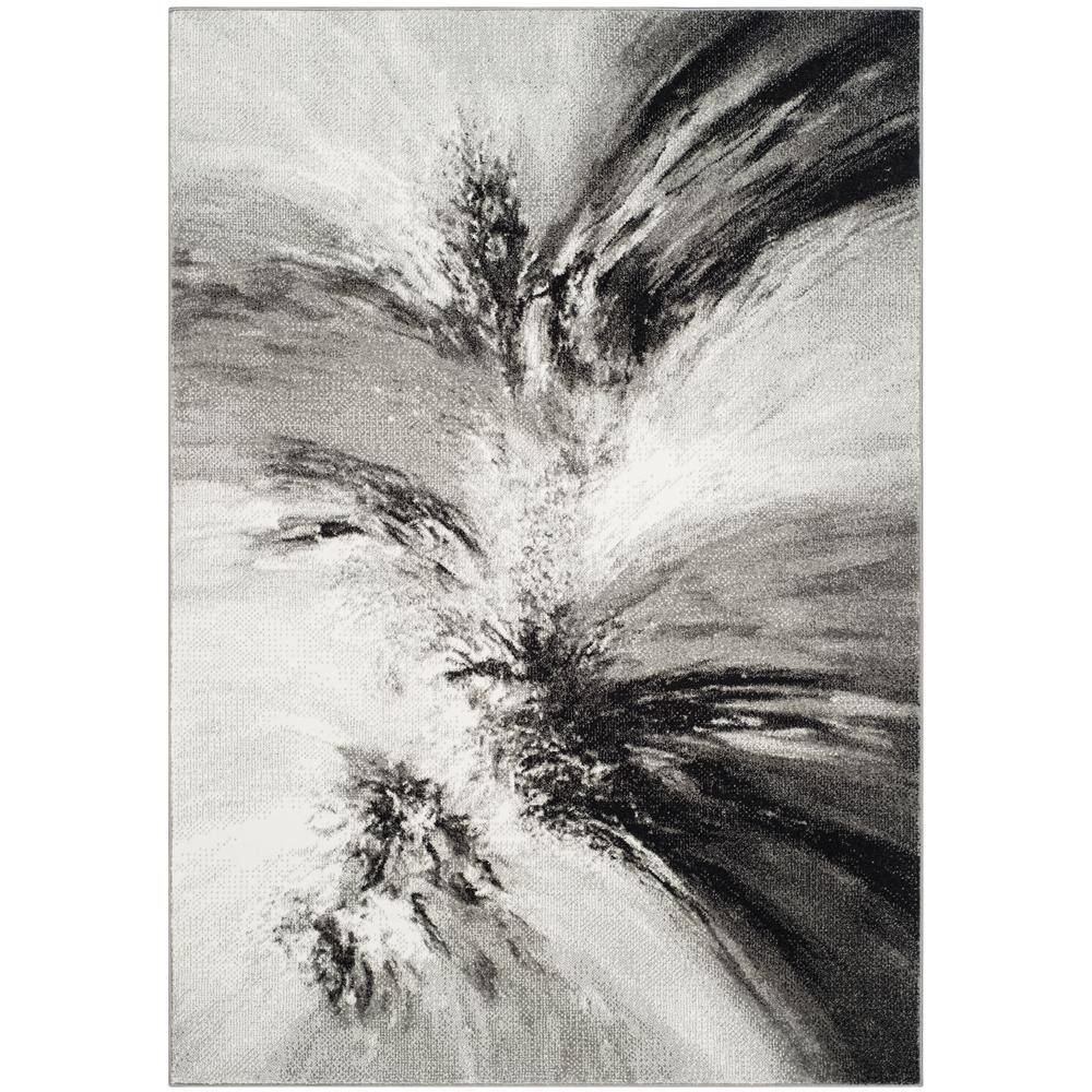 Glacier Gray/Multi 7 ft. x 9 ft. Abstract Area Rug price history on PriceWatchPro