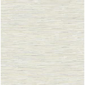 Silverton Faux Grasscloth Metallic Gold, Grey, & Ivory Paper Strippable Roll (Covers 56.05 sq. ft.)